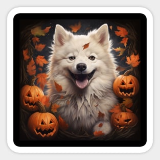 Halloween Eskimo dog Sticker